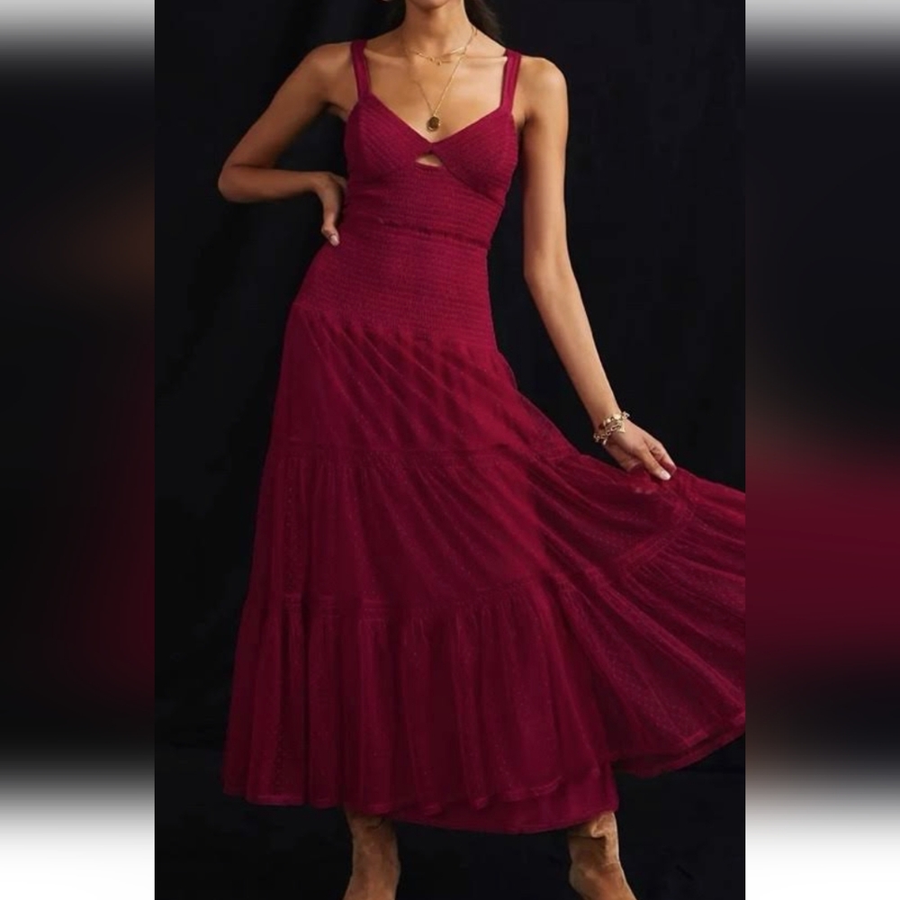 Anthropologie midi dress